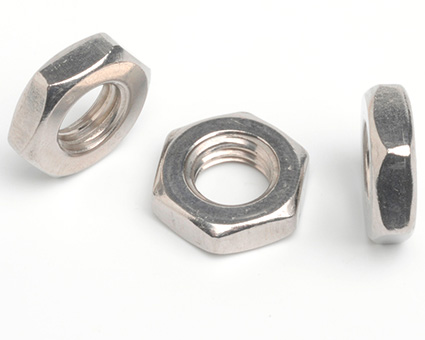 Stainless Steel Left Hand Thread Hexagon Thin Nuts