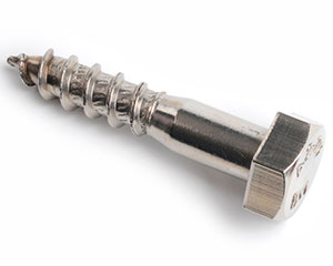 10 X 130 HEXAGON COACH SCREW DIN 571 A2 ST/ST