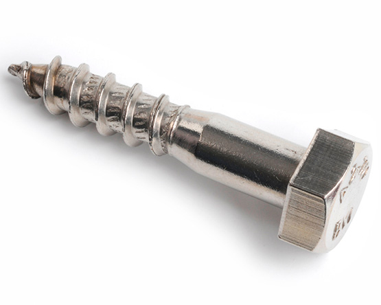 10 X 130 HEXAGON COACH SCREW DIN 571 A2 ST/ST