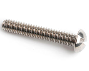 5-40 X 3/4 SLOT ROUND HEAD SCREW ANSI B18.6.3 A2 ST/ST