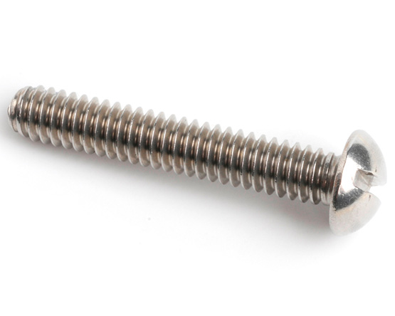 5-40 X 3/4 SLOT ROUND HEAD SCREW ANSI B18.6.3 A2 ST/ST