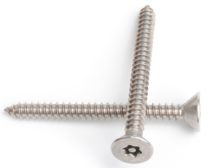 Stainless Steel Pin TX Countersunk Self Tapping Screws