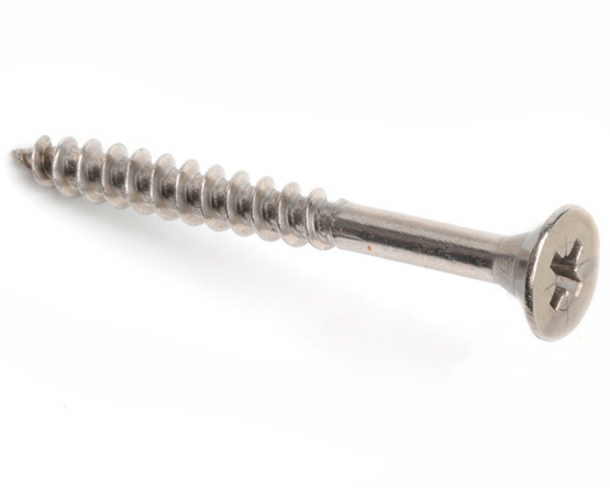 4.0 X 60 POZI CSK CHIPBOARD SCREW A2 ST/ST