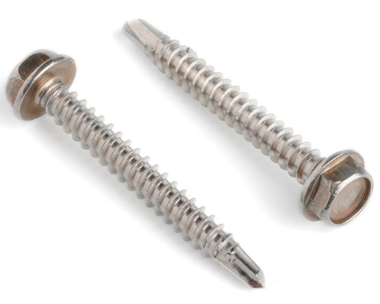 3.5 X 16 HEXAGON WASHER SELF DRILL SCREW DIN 7504K A2 ST/ST