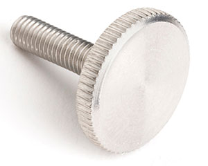 M4 X 8 KNURLED THUMB SCREW THIN TYPE DIN 653 A1 ST/ST
