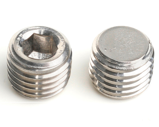 M8 X 1.0 SOCKET PIPE PLUG DIN 906 A4 ST/ST